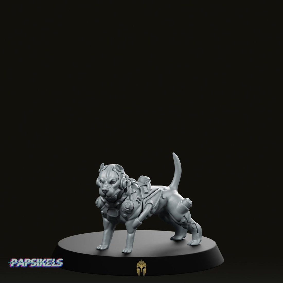 Cyberdog Whedge – Sci-Fi Miniature for Necromunda, Starfinder and Tabletop Games - We Print Miniatures