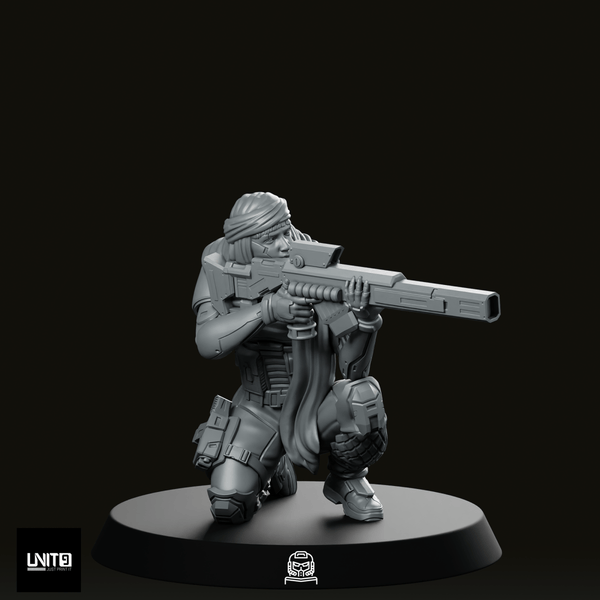 Dalia Al  Basir Pose 2 Miniature - We Print Miniatures