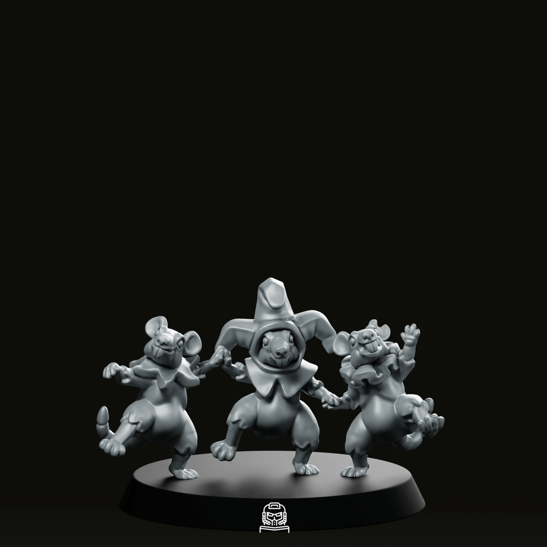 Dancing Rats Miniature – A Chaotic Swarm of Unsettling Performers - We Print Miniatures