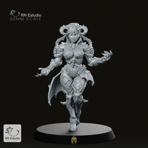 Deamon Levedith – The Enchanting Witch of the Battlefield - We Print Miniatures
