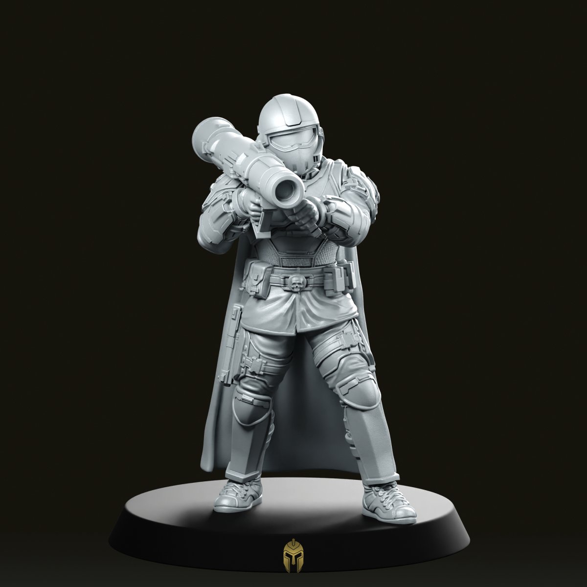 Democracy Helljumper A8 Missile Launcher Miniature – Firepower for Sci-Fi Tabletop Battles - We Print Miniatures
