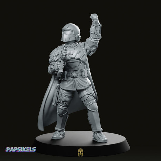 Democracy Trooper Helljumper A3 – Sci-fi Miniature - We Print Miniatures