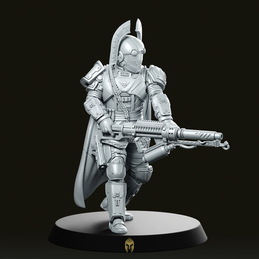 Democracy Trooper Hellstriker A2 Sci-Fi Miniature for Tabletop Wargames - We Print Miniatures