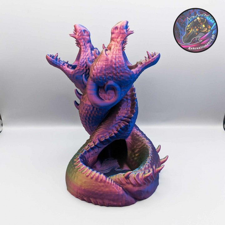 Duelling Dragons Dice Tower – A Battle of Legends in Every Roll - We Print Miniatures