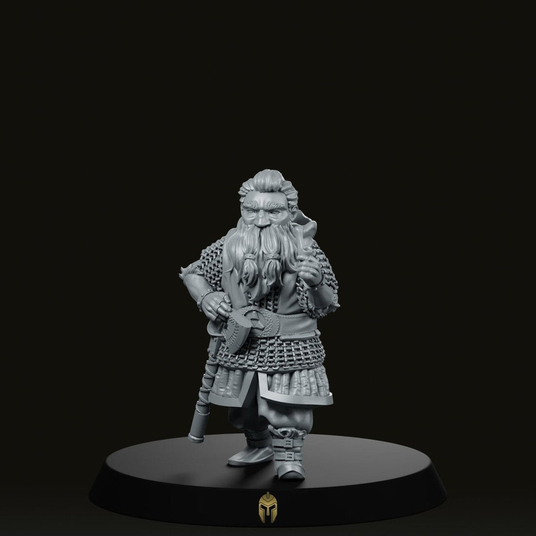Dwarf Gawli Fantasy Miniature - We Print Miniatures