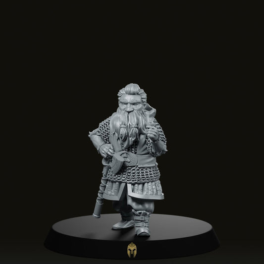 Dwarf Gawli Fantasy Miniature - We Print Miniatures