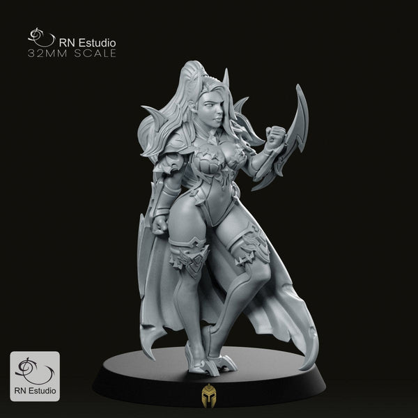 Elena the Assassin – Grace and Lethality in Perfect Balance - We Print Miniatures