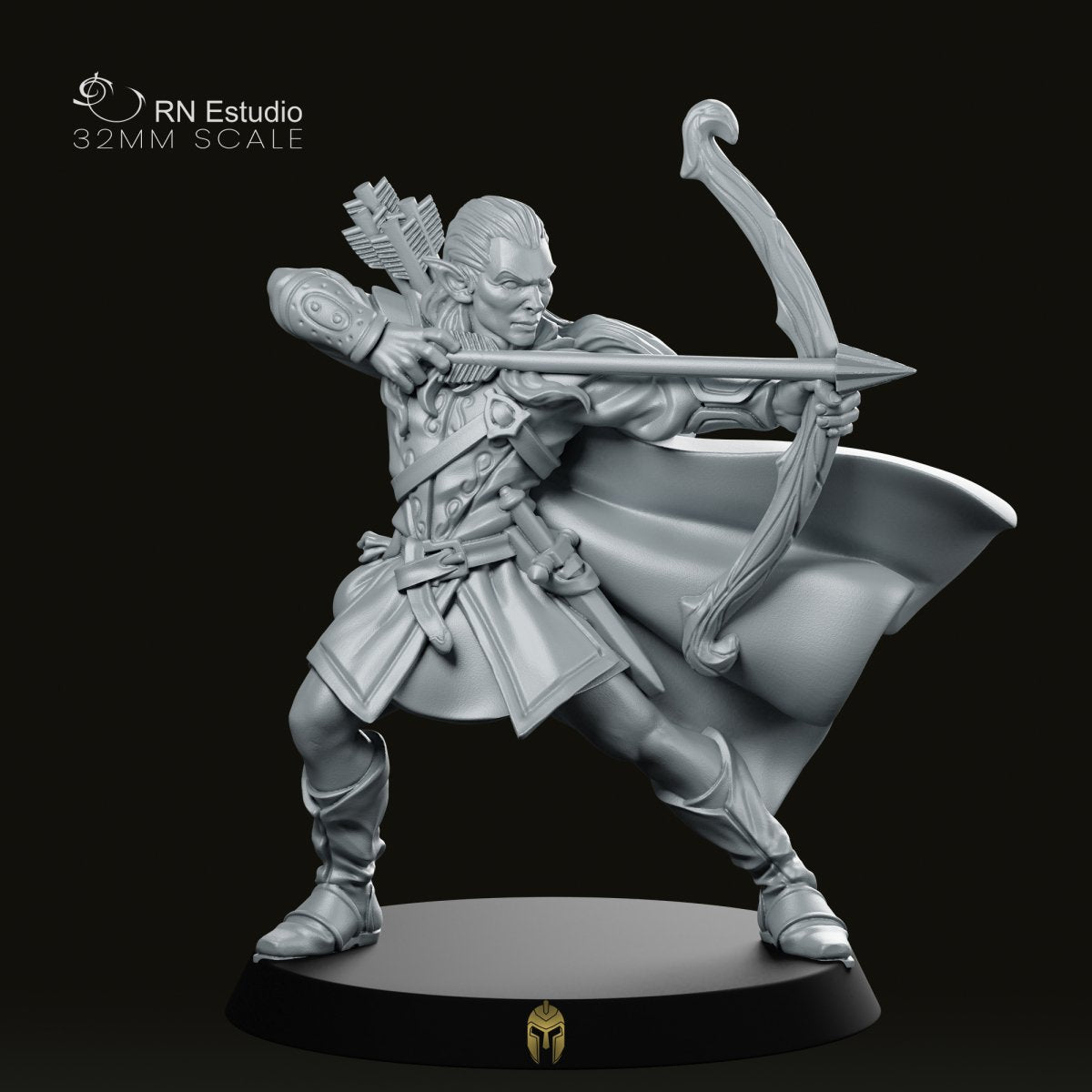 Elf Archer Feydhil – A Master of Precision and Elegance - We Print Miniatures