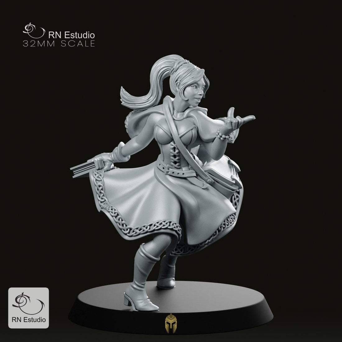 Elisa Miniature – The Enchanting Yet Fierce Sorceress - We Print Miniatures