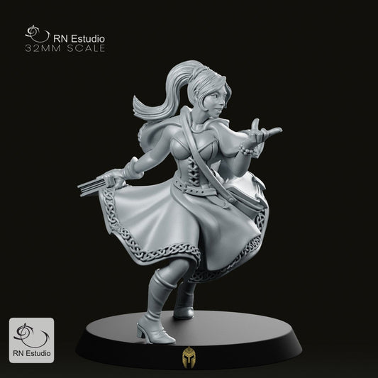 Elisa Miniature – The Enchanting Yet Fierce Sorceress - We Print Miniatures