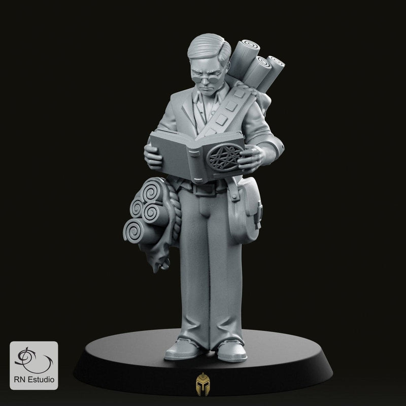 Fantasy Howard Adventurer Miniature – A Clever Explorer for Tabletop RPGs - We Print Miniatures