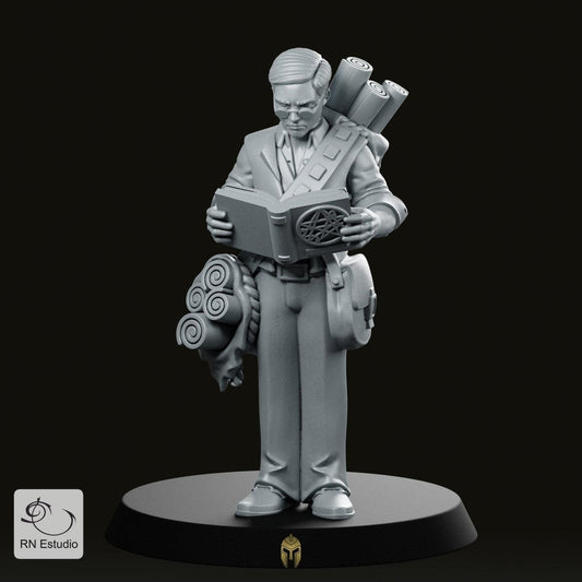 Fantasy Howard Adventurer Miniature – A Clever Explorer for Tabletop RPGs - We Print Miniatures