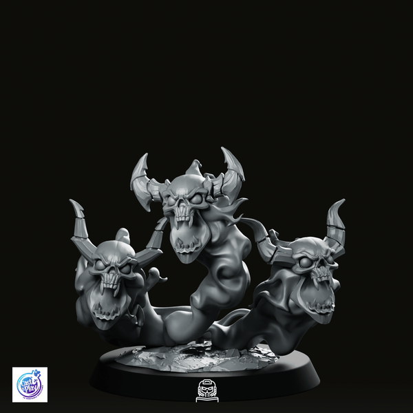 Fire Skulls Miniature - We Print Miniatures