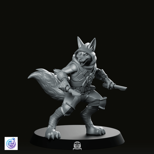 Foxfolk Rogue Miniature - We Print Miniatures