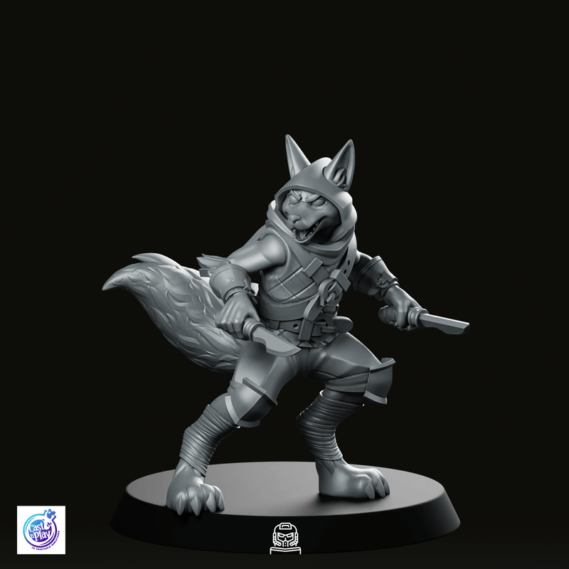 Foxfolk Rogue Miniature - We Print Miniatures