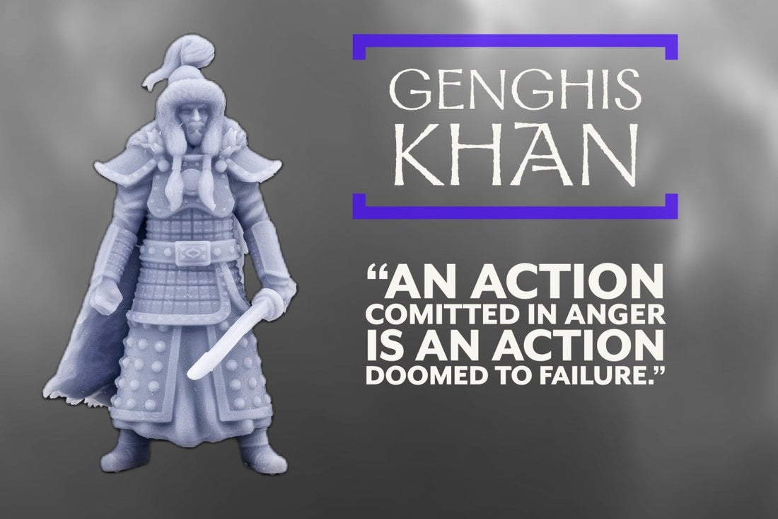 Genghis Khan The Miniature - We Print Miniatures