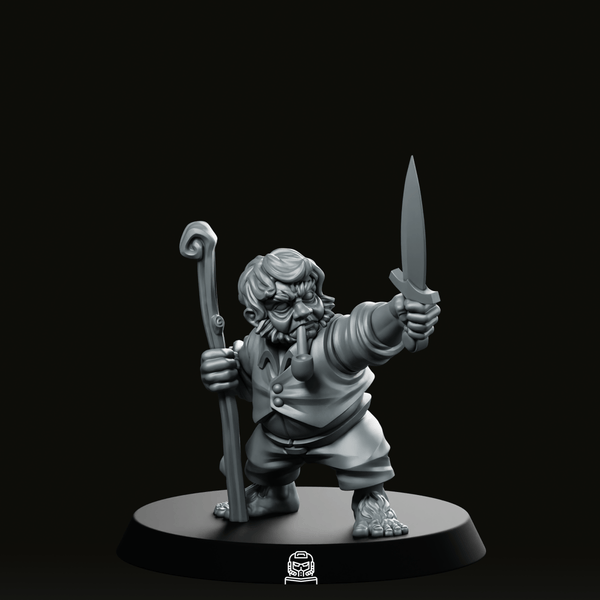Halfling Patriarch Miniature - We Print Miniatures