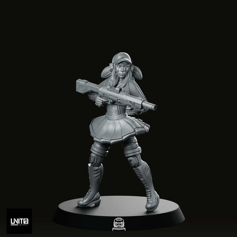 Hana Siren Mitsu Miniature - We Print Miniatures