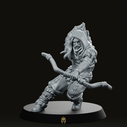 Human Ranger Fantasy Miniature – A Stealthy and Versatile Archer - We Print Miniatures