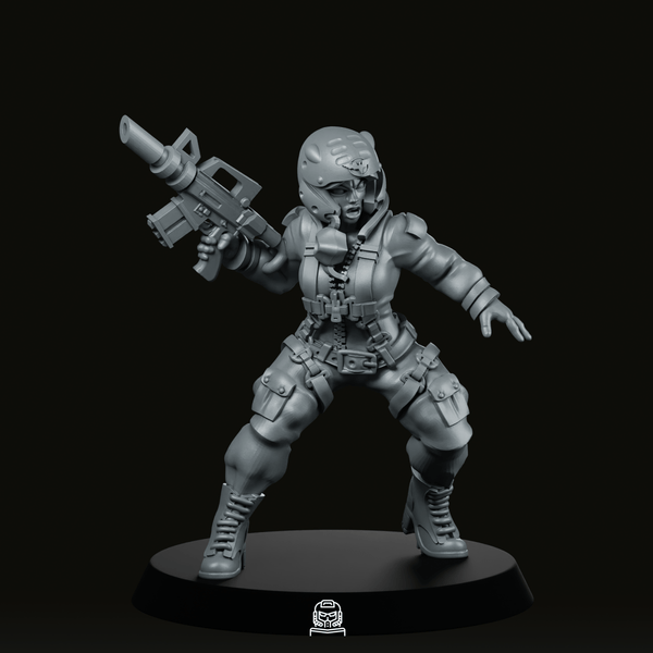 Imperial Pilot 1 Miniature - We Print Miniatures