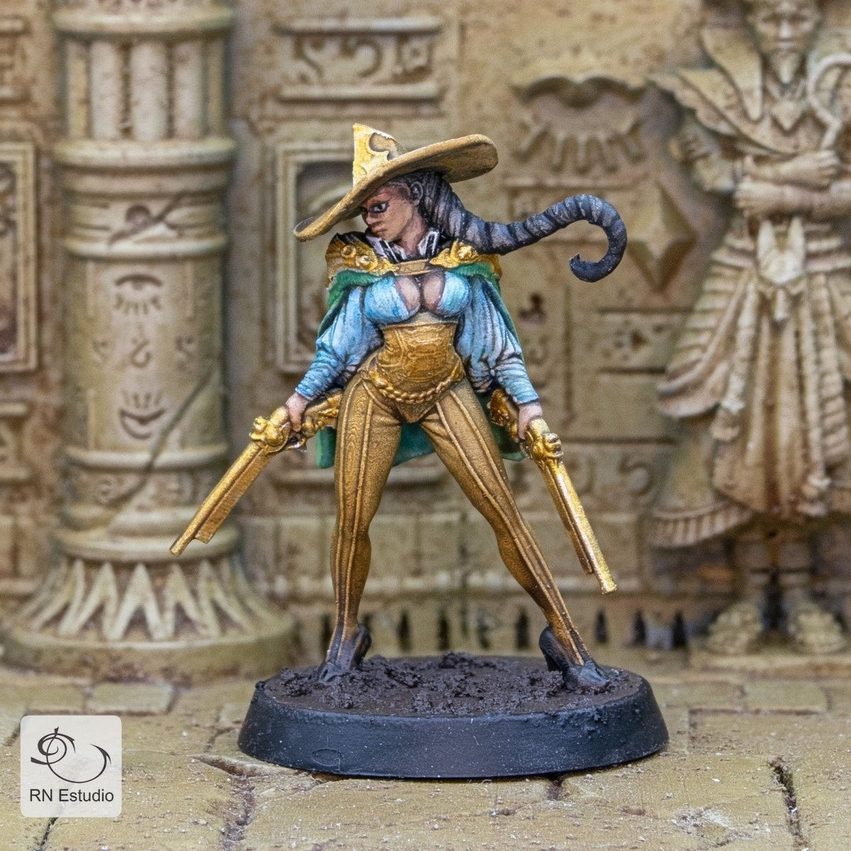 Inna Witch Hunter Miniature – The Elegant and Deadly Witch Hunter - We Print Miniatures
