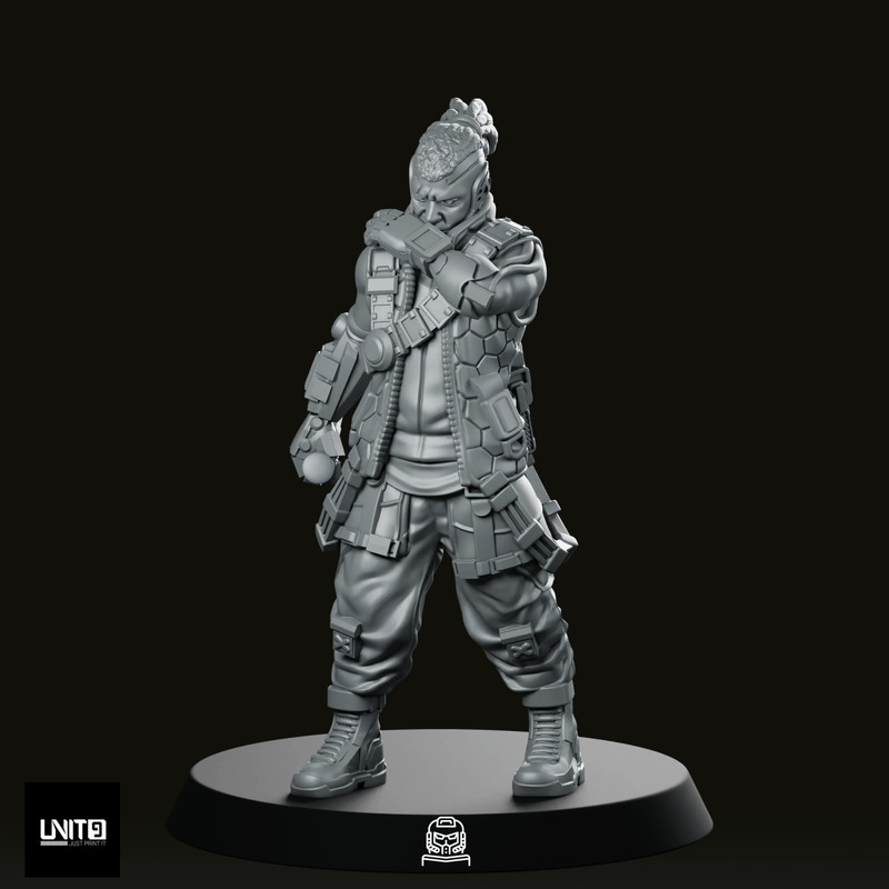 Jahmal Thompson Ghostlight 1 Miniature - We Print Miniatures