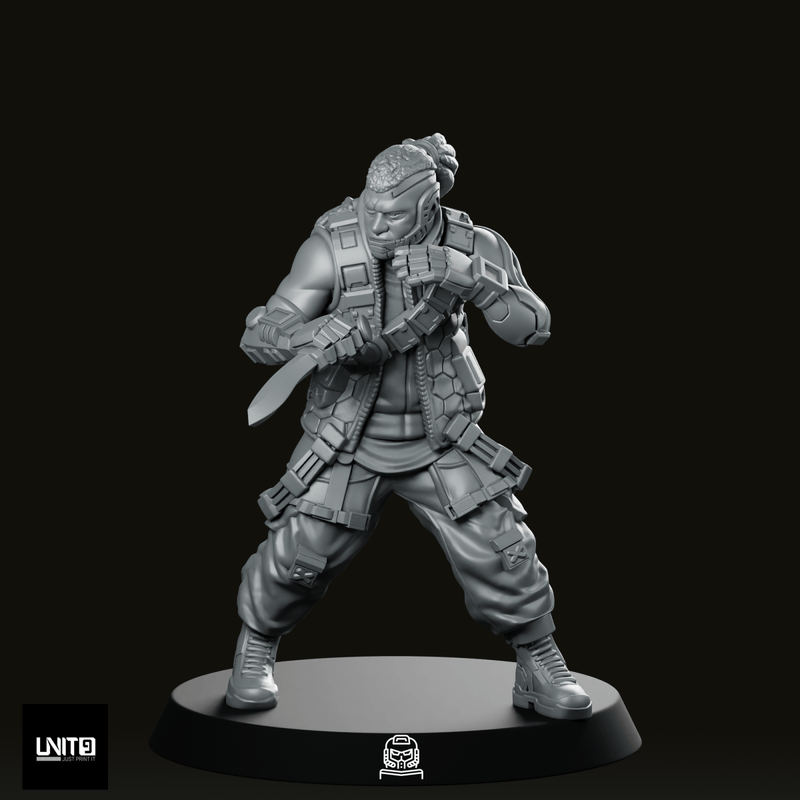 Jahmal Thompson Ghostlight 2 Miniature - We Print Miniatures