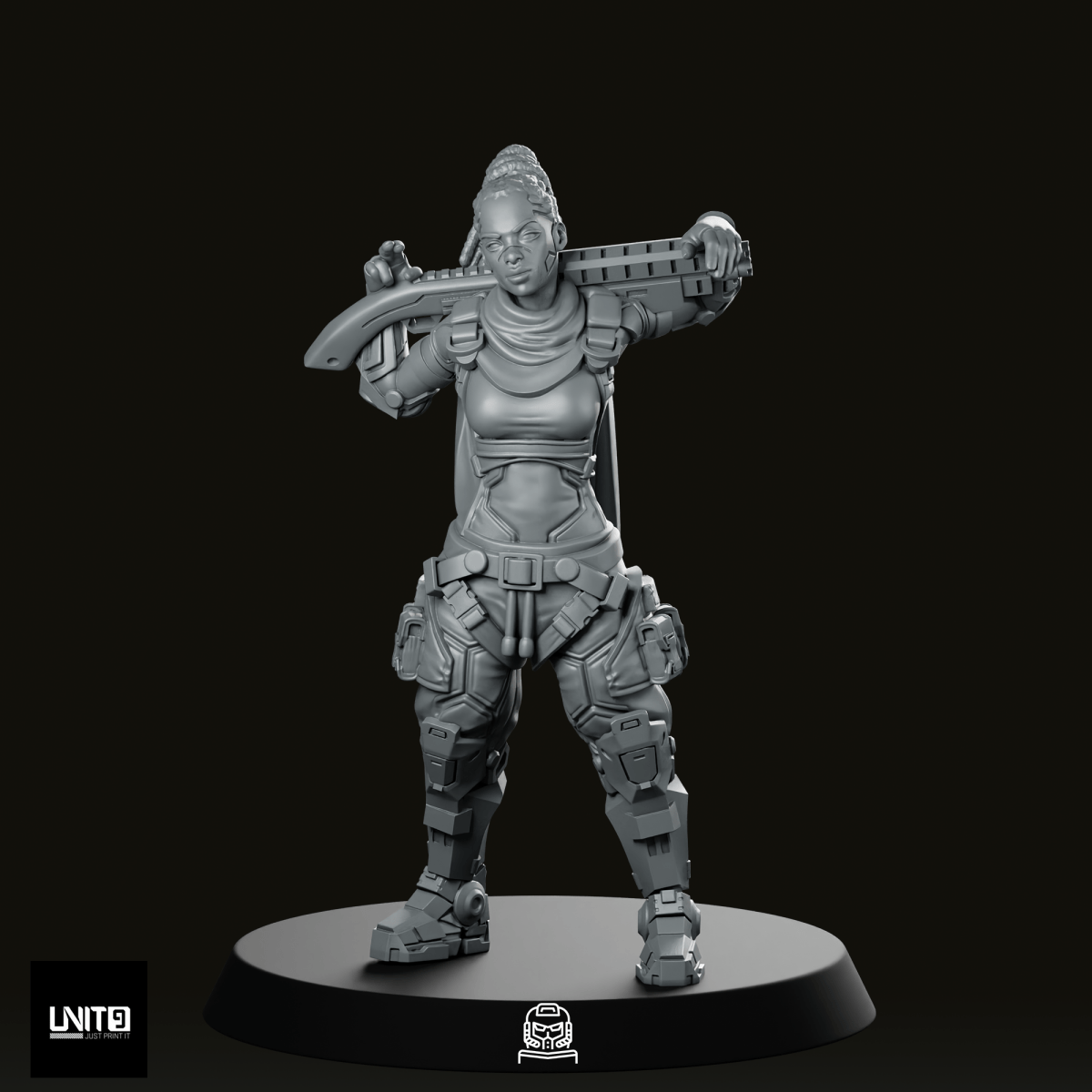 Kamilah Wright Dub Witch 2 Miniature - We Print Miniatures