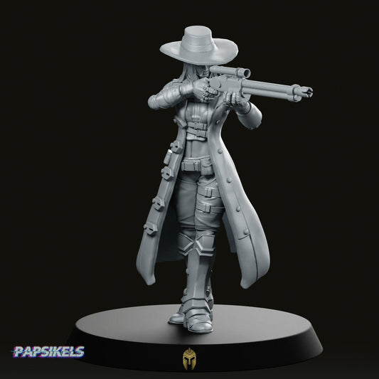 Kate Bane 4 – Sci-Fi Miniature for Necromunda, Starfinder and Tabletop Games - We Print Miniatures