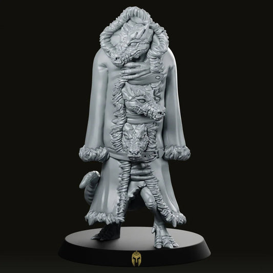 Kobold Trenchcoat Miniature: A Quirky and Detailed Character - We Print Miniatures