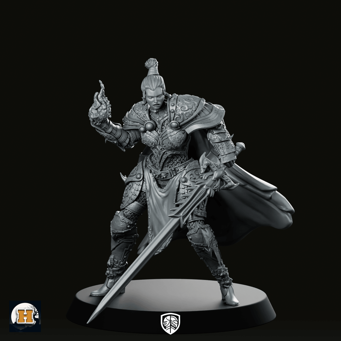 Lady Isolde Miniature - We Print Miniatures