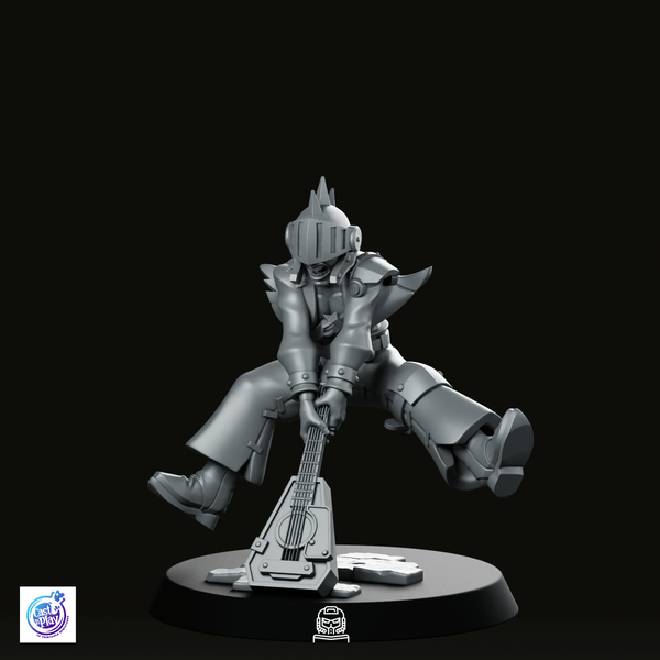 Lute Breaker Bard Miniature - We Print Miniatures