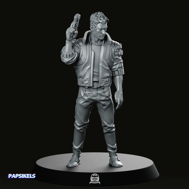 Male V Mercenary Miniature - We Print Miniatures