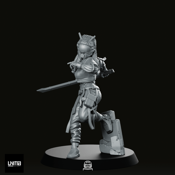 Mara Ghost Kim v1 Miniature - We Print Miniatures