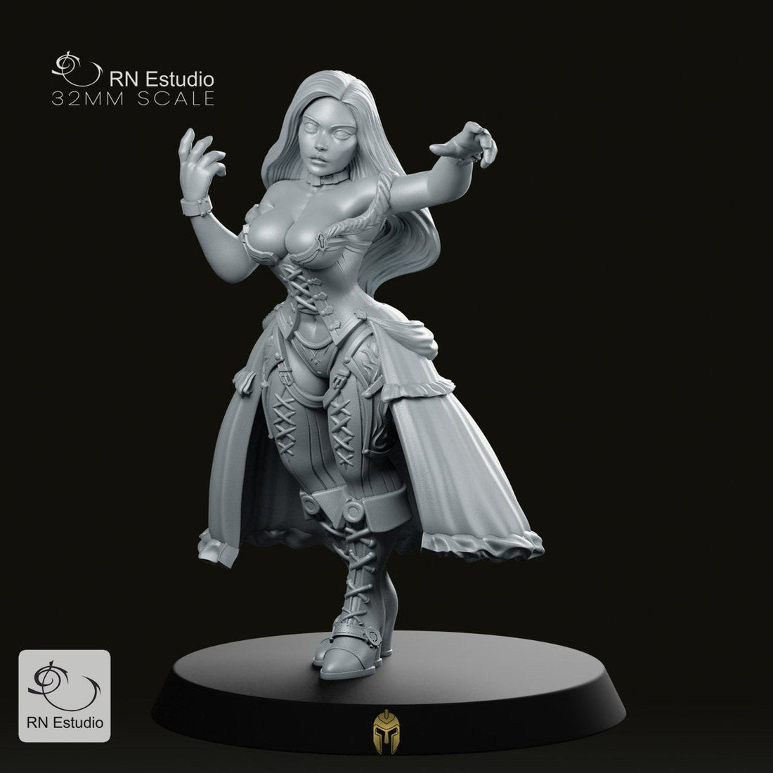 Mara Vampiress – Welcome to the Abyss | Fantasy Miniature for Tabletop Adventures - We Print Miniatures