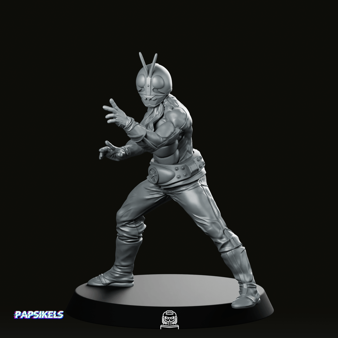 Masked Cyber Rider Classic 4 Miniature - We Print Miniatures