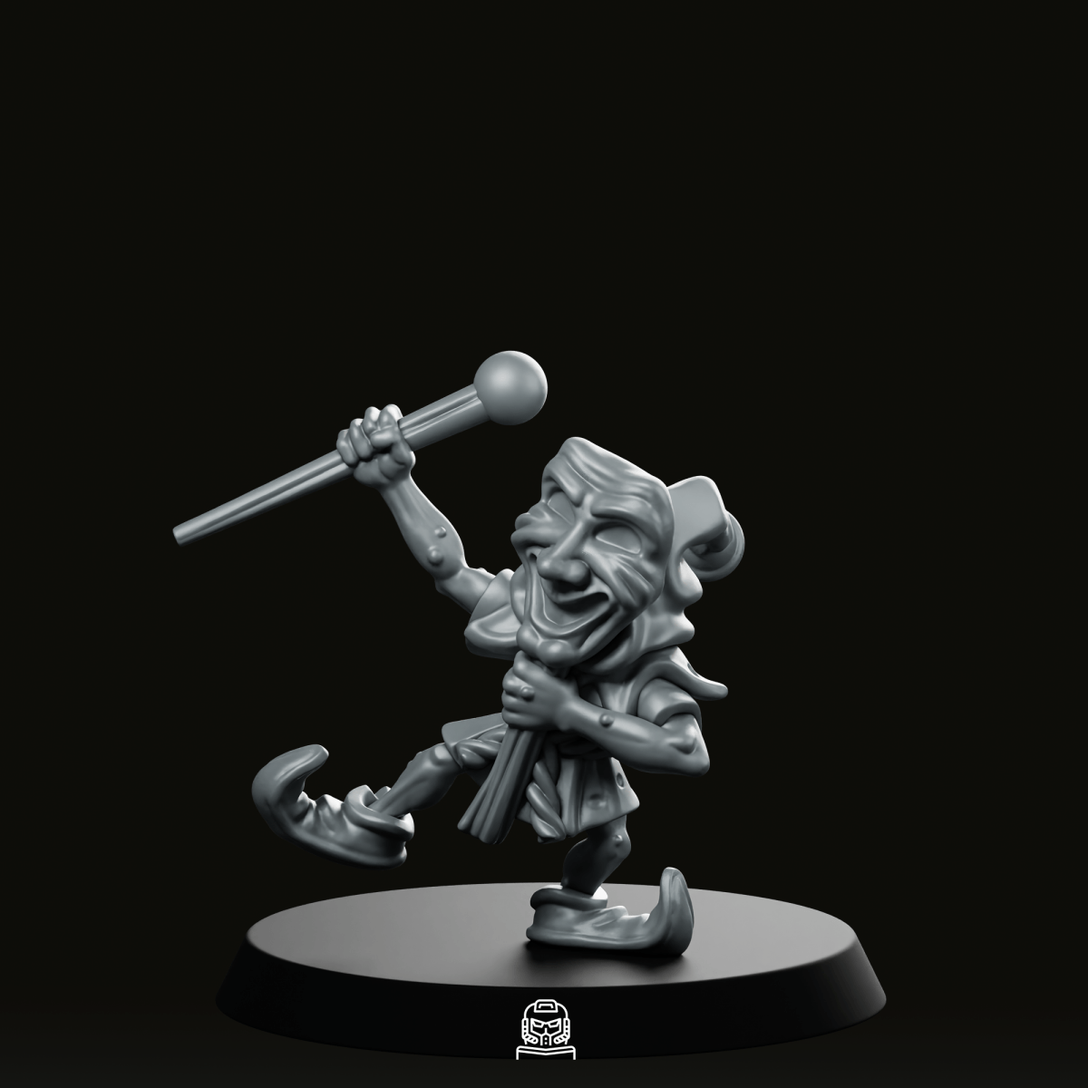 Masked Theatre Imp Miniature - We Print Miniatures