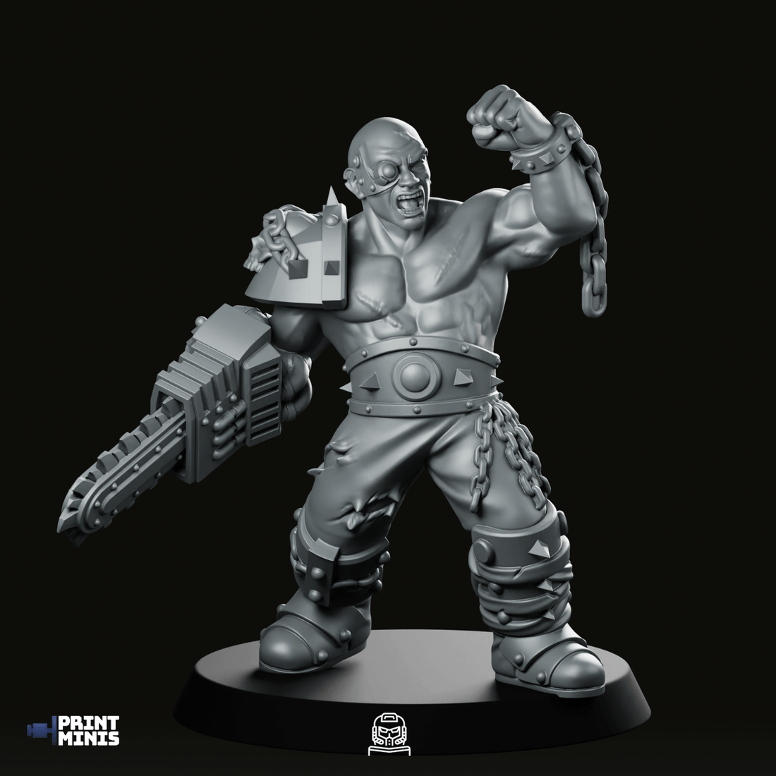 Master Pit Fighter 2 Miniature - We Print Miniatures