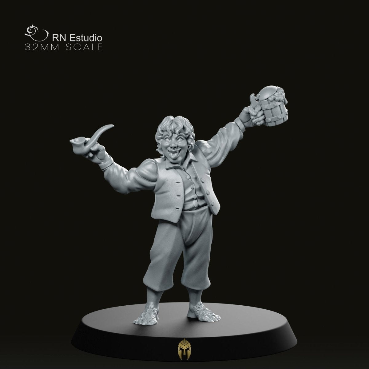 Mer the Halfling – A Trickster or Just a Tipsy Wanderer? - We Print Miniatures