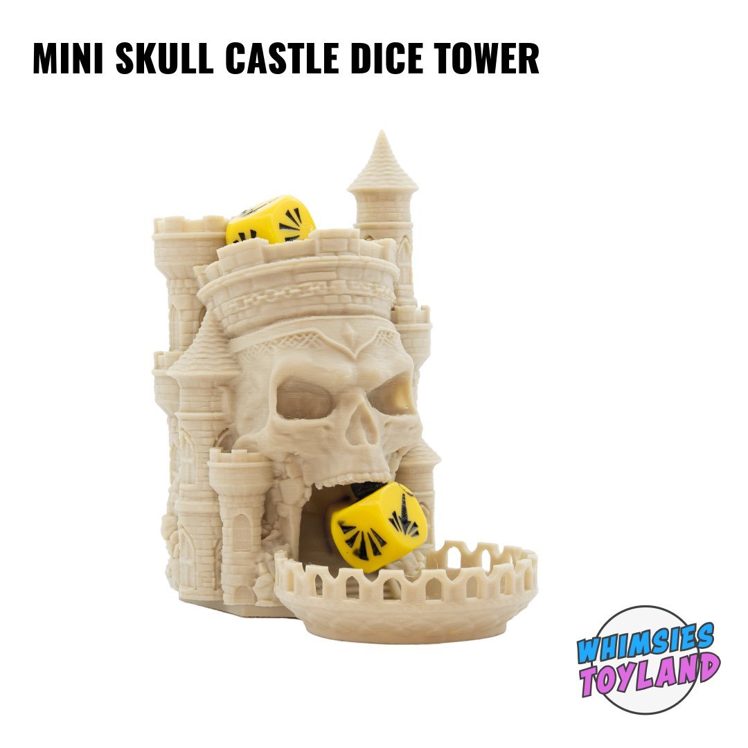 Mini Skull Castle Dice Tower – A Gothic Touch to Your Game - We Print Miniatures