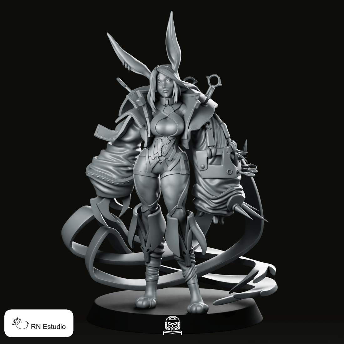 Mira Bunny Cyberpunk 2077 Miniature - We Print Miniatures