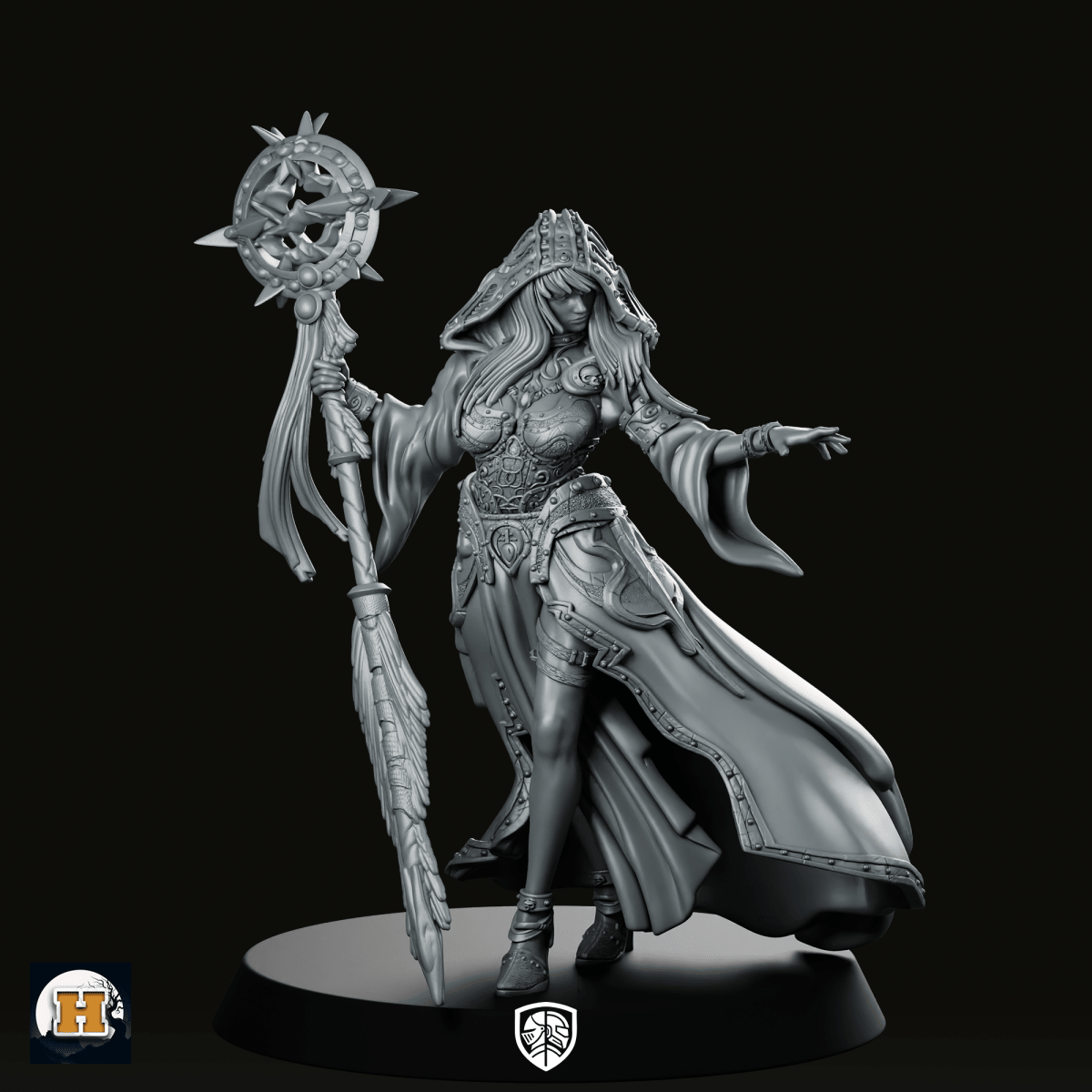 Morgana La Fey Miniature - We Print Miniatures