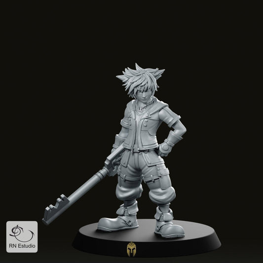 Mystic Wanderer – Fantasy Sora Ven JRPG Miniature for Tabletop RPGs - We Print Miniatures