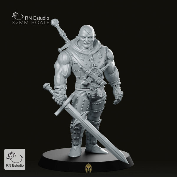 Orc Khramdor Miniature – The Dual-Wielding Battlefield Warrior - We Print Miniatures