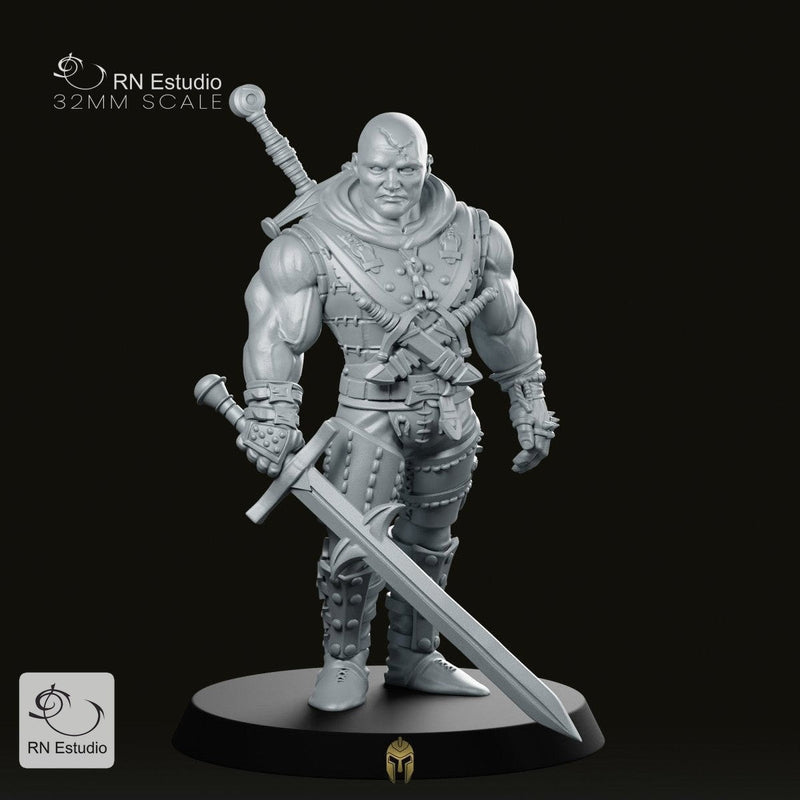 Orc Khramdor Miniature – The Dual-Wielding Battlefield Warrior - We Print Miniatures
