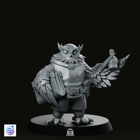Owlfolk Merchant Miniature - We Print Miniatures