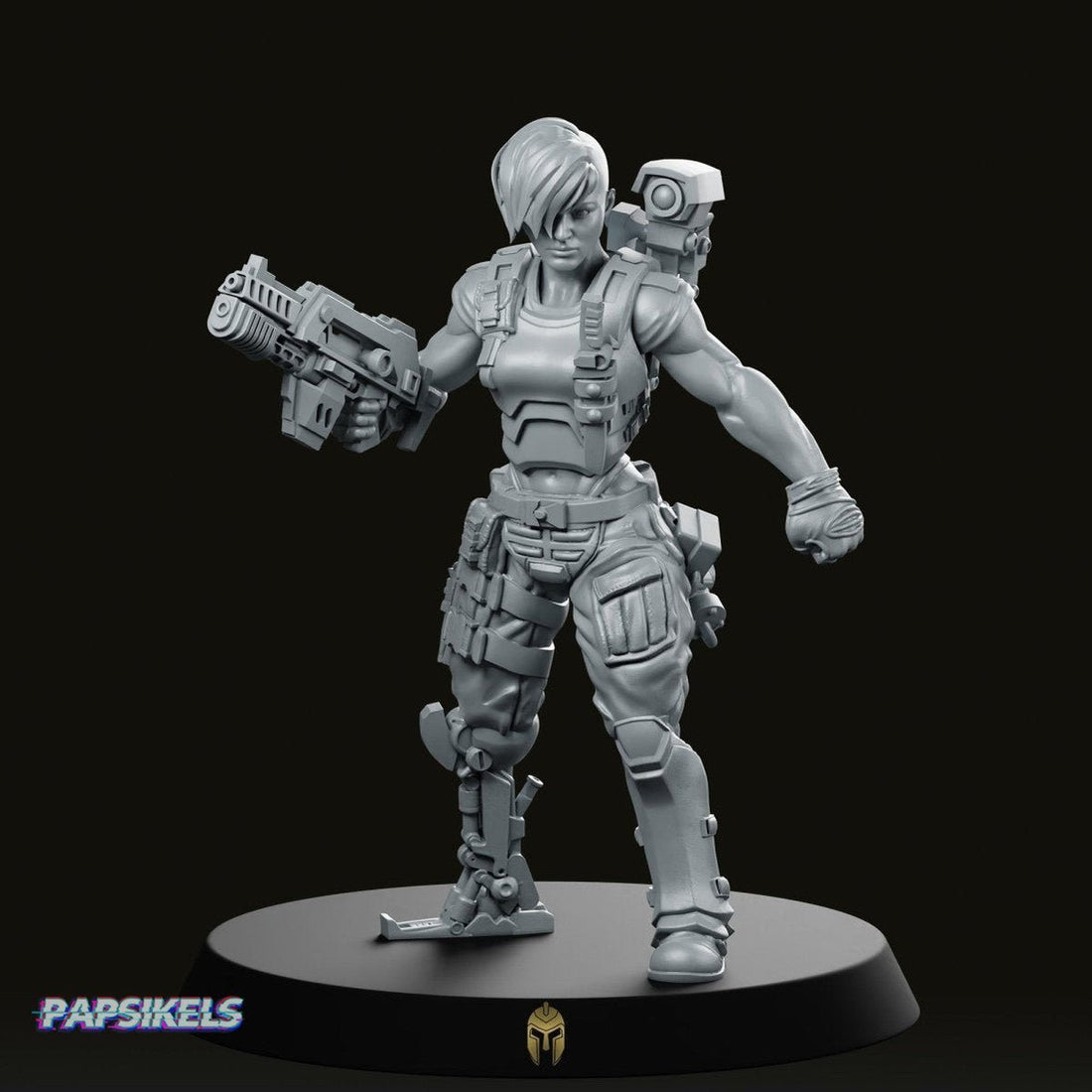 Pfc Dallas Hallman – Jungle Warfare Sci-Fi Miniature - We Print Miniatures