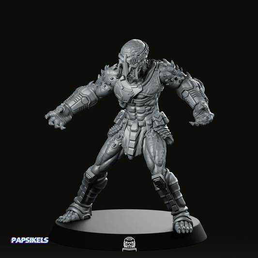 Pilot Killer Skull Hunter 2 Miniature - We Print Miniatures