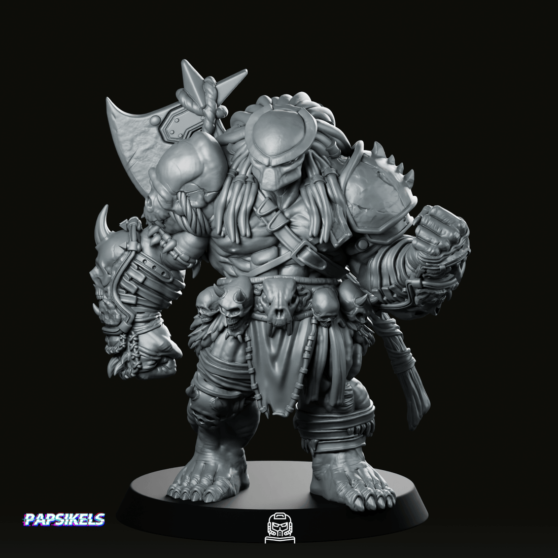 Predahulk Skull Hunter Miniature - We Print Miniatures