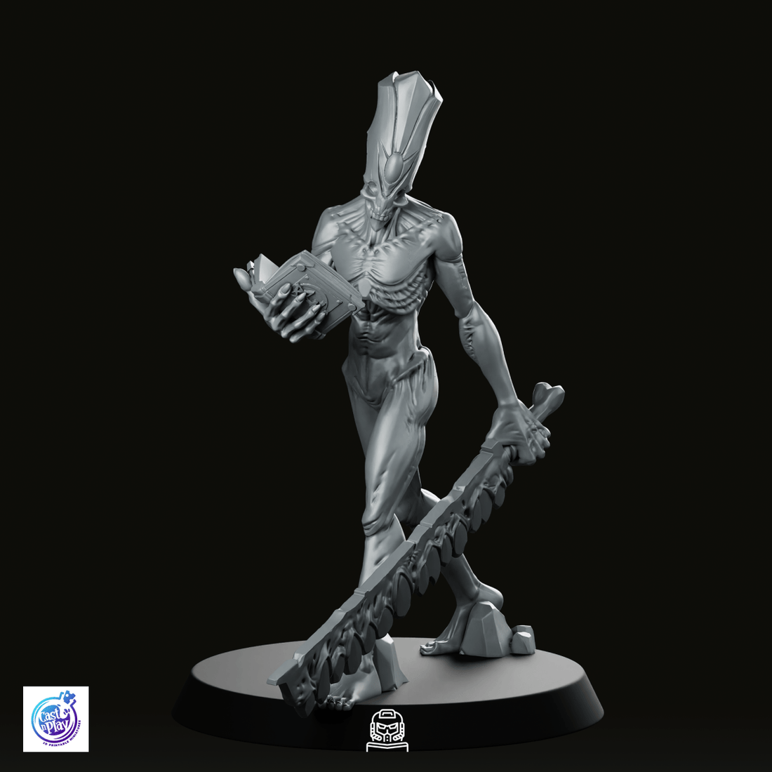 Priest With Sword Miniature - We Print Miniatures